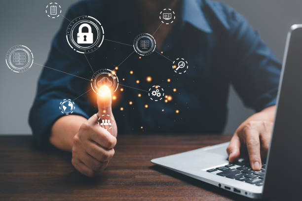 istock Digital transformation change management, internet of things. new technology bigdata and business process strategy, automate operation, customer service management, cloud computing, smart industry 1437221438