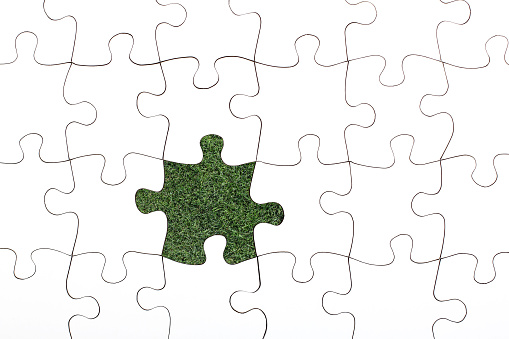 Jigsaw Puzzle-green concepts,Grass jigsaw