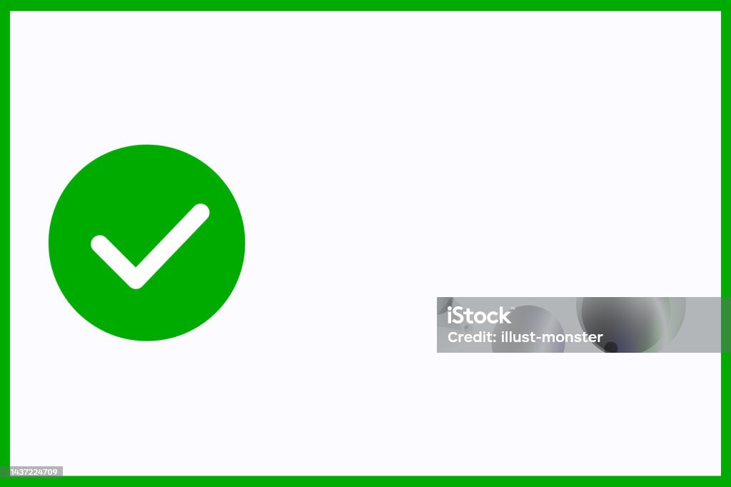 Check Copy Over Background With Check Mark And Copy Space Stock Illustration - Download ...