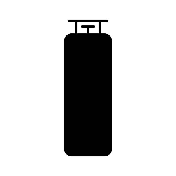 Propane tank icon. Gas tank icon. Vector. Propane tank icon. Gas tank icon. Editable vector. natural gas pipeline clip art stock illustrations