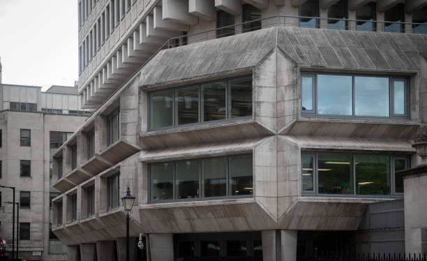 London brutalism architecture, Ministry of Justice stock photo