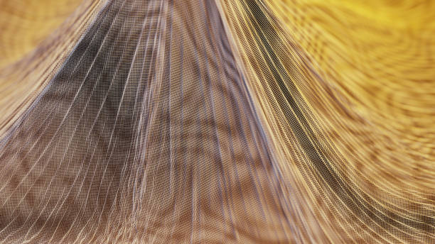 the fine mesh of a light textile