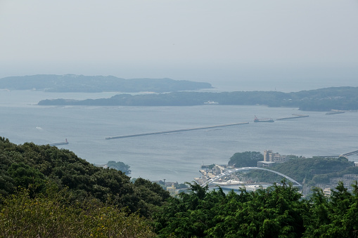 Townscape of Gonoura seen from Takenotsuji Observatory