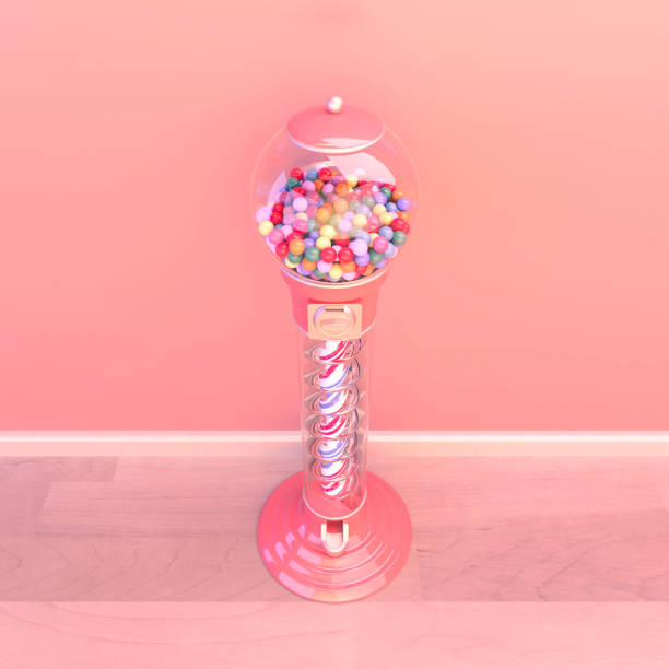istock Gumball Dispenser Pink Room 1437235565