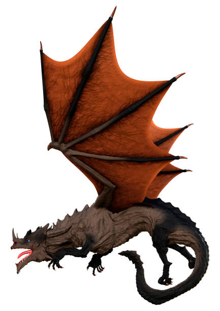 istock 3D Rendering Fairy Tale Dragon on White 1437236138