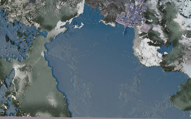 Render of a chessboard decorated a map of the Middle East and with a chess piece decorated with the flag of Syria marking that country's location.The Earth map is a public domain image from NASA's Visible Earth project: https://visibleearth.nasa.gov/view.php?id=73884