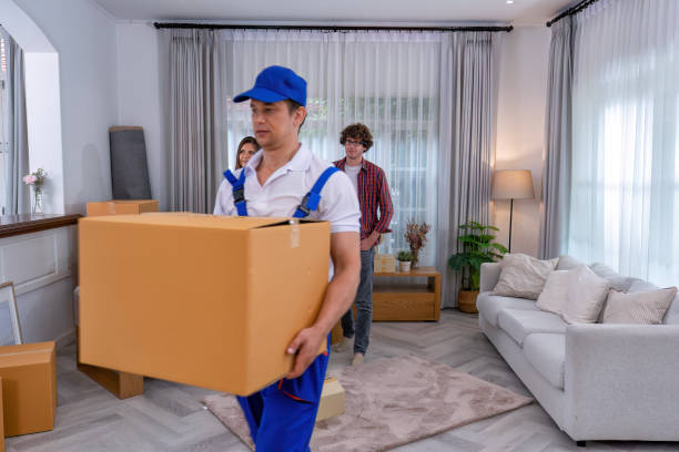 Professional goods move service use truck carry personal belongings