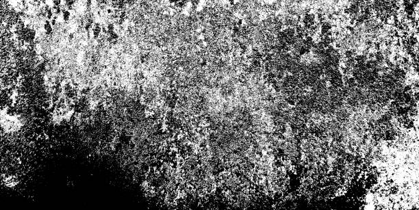 istock Black and white dirty old grain, wall texture for background. Abstract grunge 1437252349