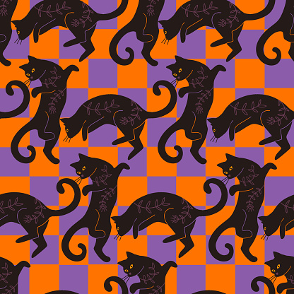 Halloween pattern design.