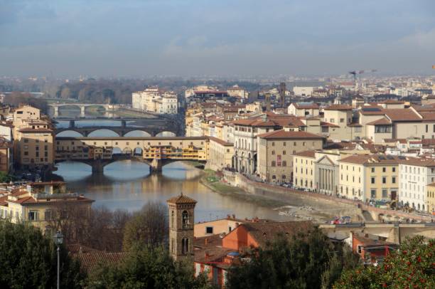 istock Italy - Tuscany- Florence- panorama - ponte vecchio 1437259929