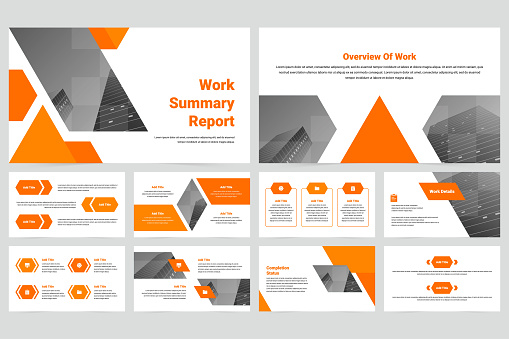 Presentation template, company Info graphic elements for presentation template Annual report, written cover, brochure, layout, flyer layout template design