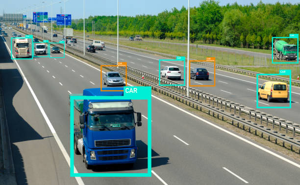 istock Traffic monitoring by AI, security system 1437265379