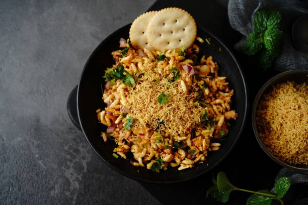 istock bhel puri - Indian street food 1437266802