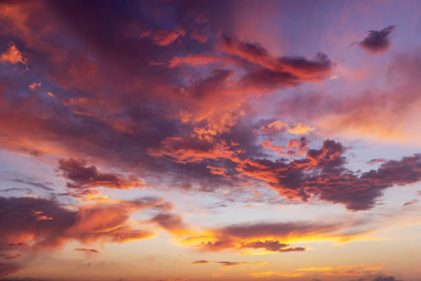 istock Colorful sunset over ocean 1437266989