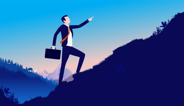 40+ Uphill Journey Illustrations, Royalty-Free Vector Graphics & Clip ...