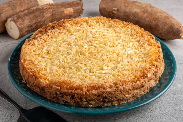 istock Delicious cassava cake on the table. 1437276325
