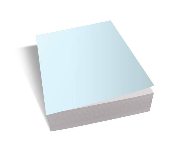 istock Blank book with white cover on white background 1437276332