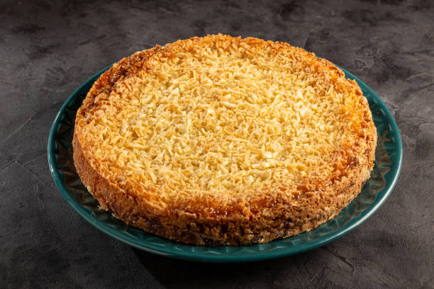 istock Delicious cassava cake on the table. 1437276409