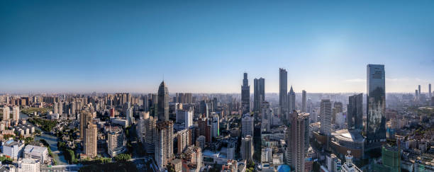 istock Aerospace Wuxi Financial District Architecture Landscape Skyline 1437279072