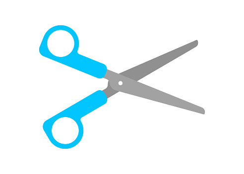 Grooming Icon on Transparent Background stock illustration. Illustration of scissors. School education icon for industry and business. stock illustration. Scissors Icon isolated on white background. Vector Illustration stock illustration