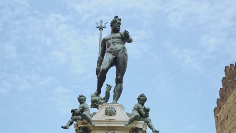 Fountain of Neptune is a monumental civic fountain located in the eponymous square, Piazza del Nettuno, Bologna, Italy