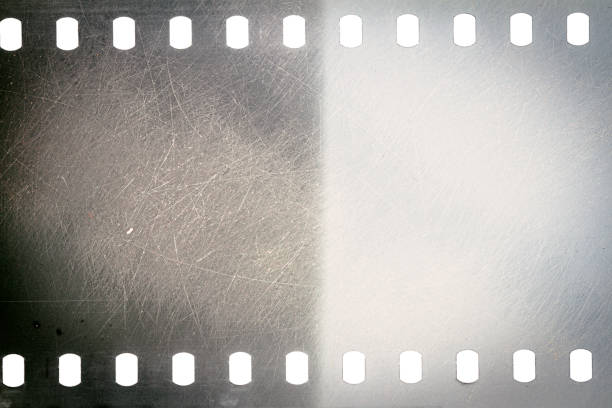 istock Dusty and grungy 35mm film texture or surface 1437281964
