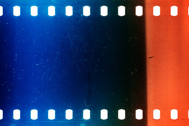 istock Dusty and grungy 35mm film texture or surface 1437282435