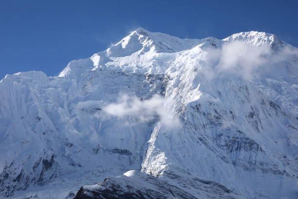 Snow Capped Mountains, Annapurna Circuit, Nepal