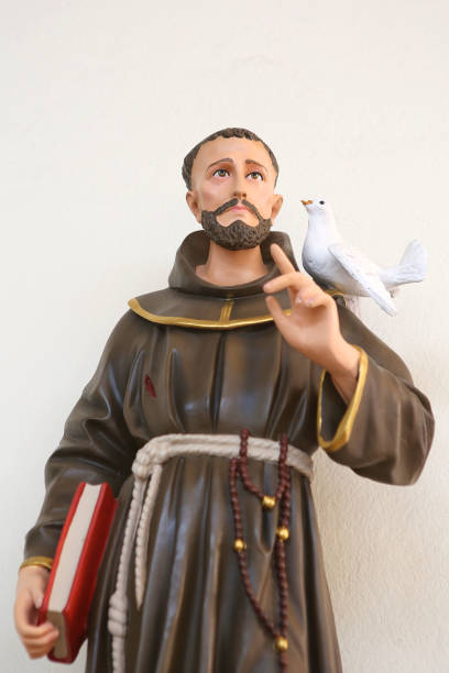 Saint Francis Concrete Garden Statue San Pancho Mexico