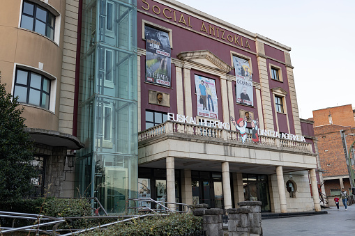 Bilbao, Spain, Sept. 20, 2022: theater of Basauri in Bilbao, Spain