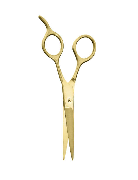 istock pair of golden vintage scissors 1437286140