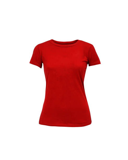 istock Female t-shirt isolated 1437288084