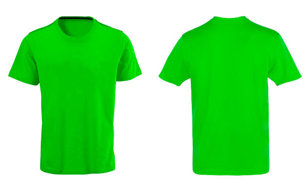 istock Green t-shirt isolated 1437295097