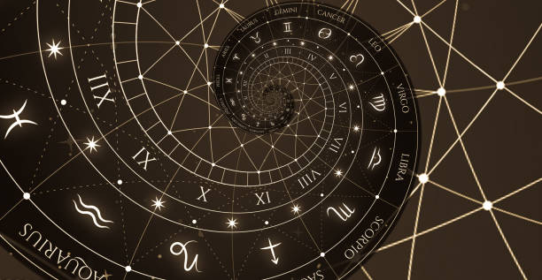 istock Astrology and alchemy sign background illustration 1437298484