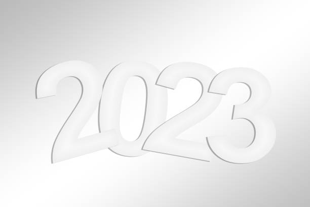 istock 2023 new year minimal white greeting card 1437303989