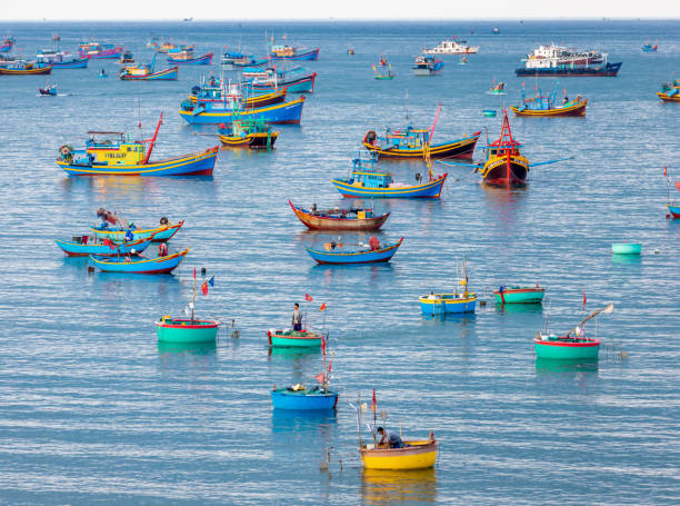 istock Fishing village Mui Ne, Binh Thuan province 1437307396