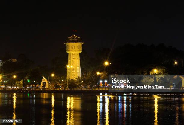 Phan Thiet Water Tower Binh Thuan Province Stock Photo - Download Image Now - Phan Thiết, Architecture, Beach