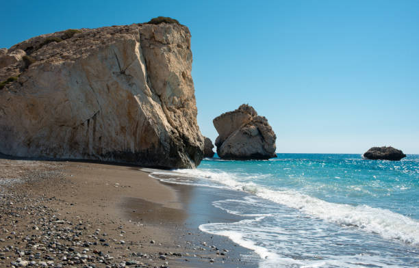 istock Aphrodite's Rock, or Petra tou Romiou ,  in Paphos , Cyprus 1437313821
