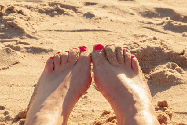 istock Toes in Sand #2 LA California 1437326196