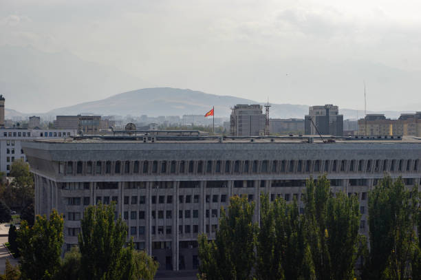 istock Bishkek city center view from above 1437329097
