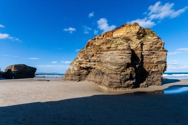 istock Huge rock formation on the Cantabrian beach, Spain 1437332757
