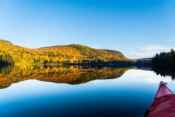 istock Beautiful lake during autumn colors 1437334188