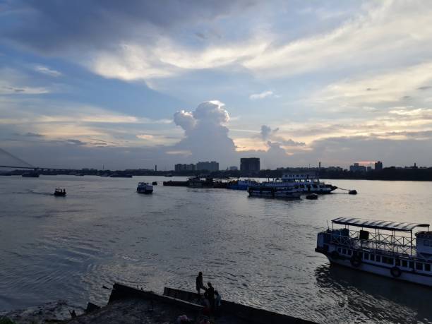 istock kolkata city and ganga river. 1437335772