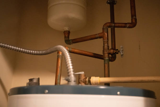 istock Pipes above a water heater 1437353930