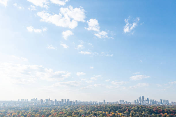 istock Downtown and Rosedale at dusk in Autumn, Toronto, Canada 1437354839