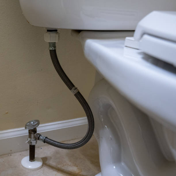 istock Water valve for toilet 1437359259