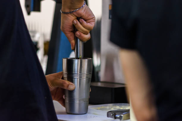 istock Barista preparing iced cappuccino 1437359296