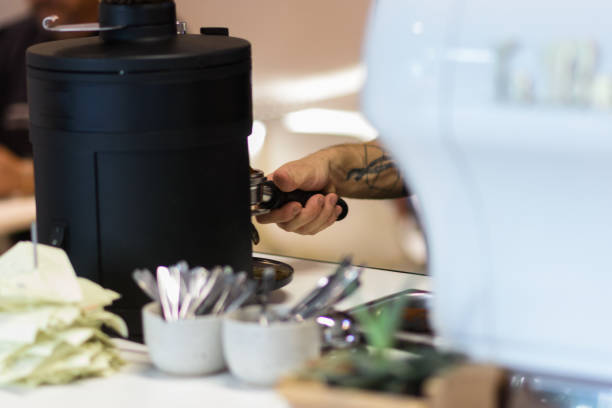 istock Young Barista preparing an Espresso 1437359453