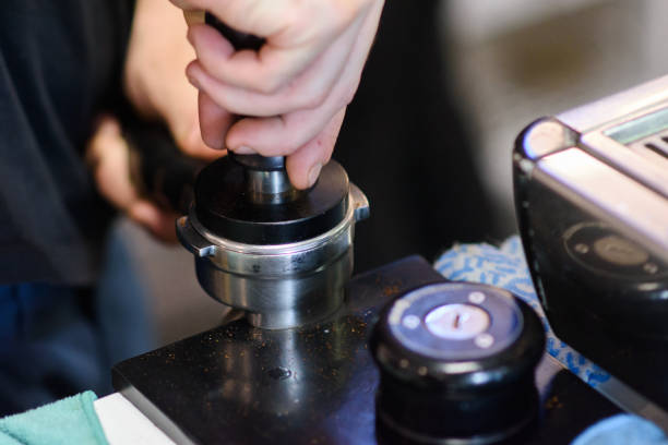 istock Young Barista preparing an Espresso 1437359767