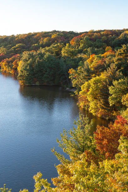 istock Autumn landscape at Starved Rock. 1437361109